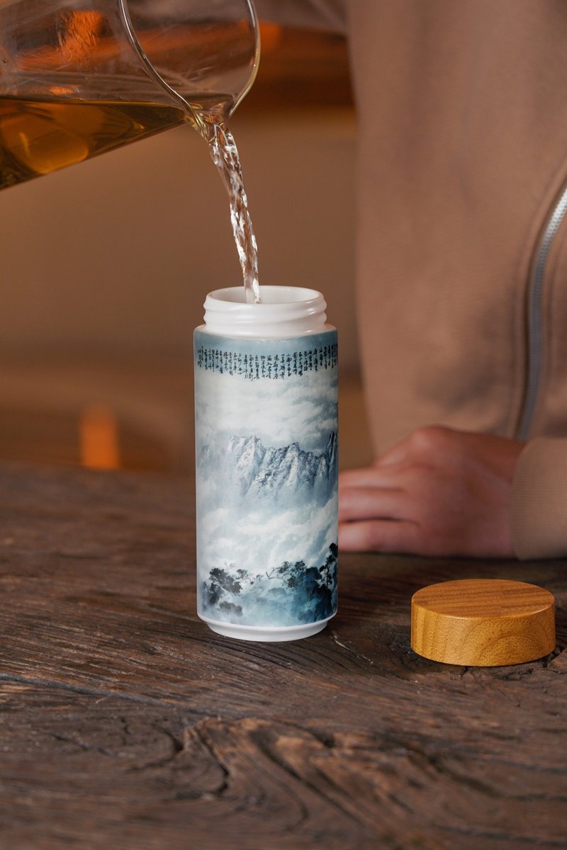 苏峯男x干唐轩 _皑皑玉峰_活瓷杯 - 茶具/茶杯 - 陶 