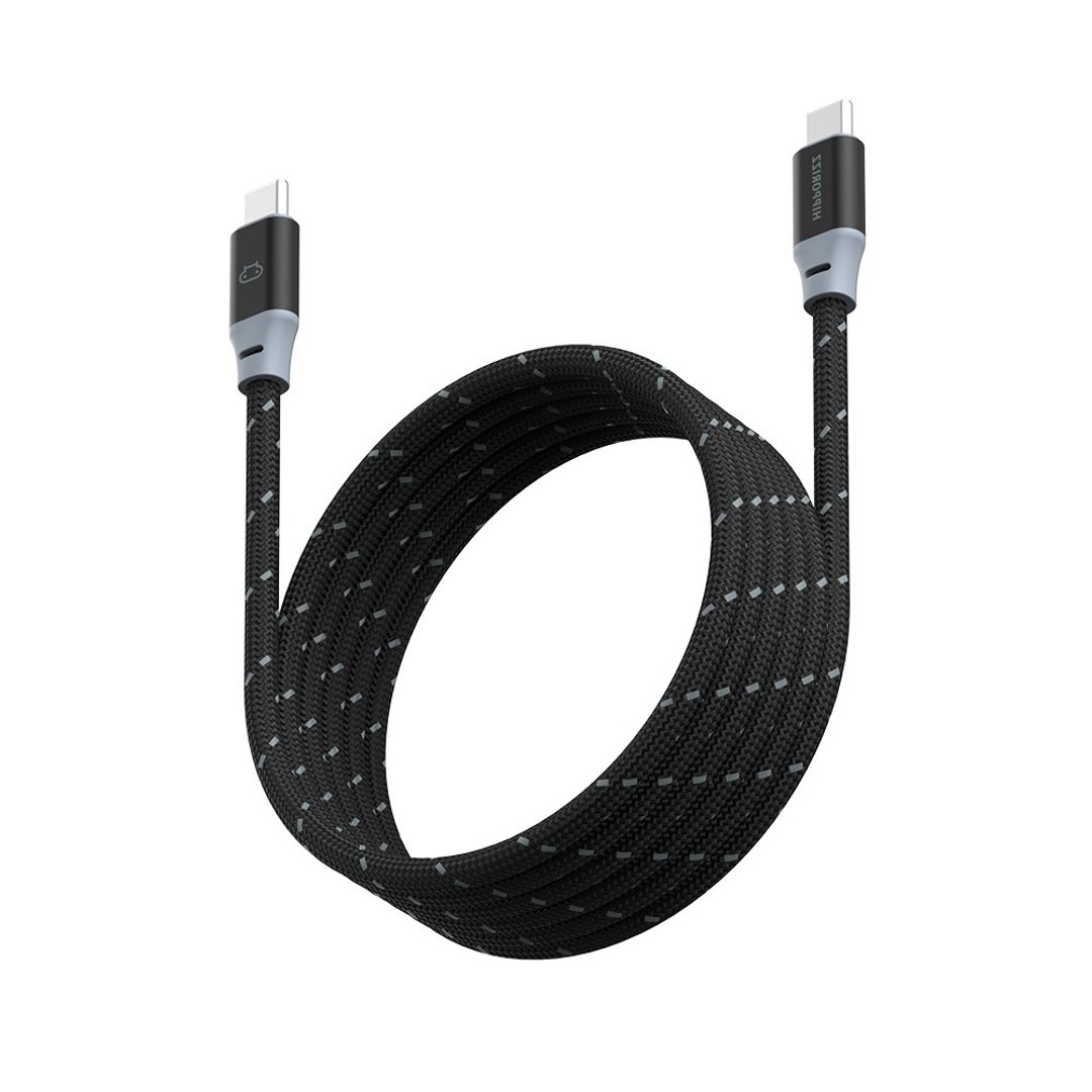Hipporizz CAVO 1.5M C to C 双色充电传输编织磁吸卷线 240W - 充电宝/传输线 - 尼龙 