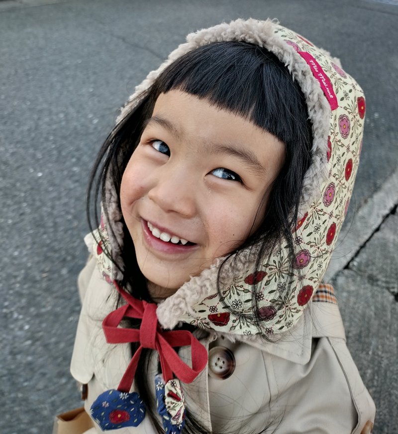 蓬松的儿童飞行帽 - 婴儿帽/发带 - 棉．麻 