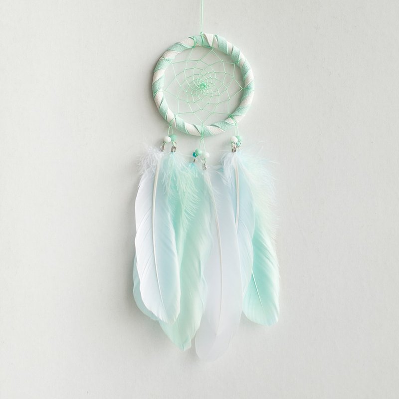 薄荷糖2.0 (修长版) - 捕梦网 成品 - 清新风格  情人节礼物 - 吊饰 - 其他材质 绿色