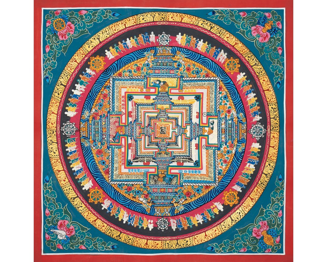**手绘曼陀罗——展现精微能量流动的灵性圣境** - 墙贴/壁贴 - 其他材质 多色