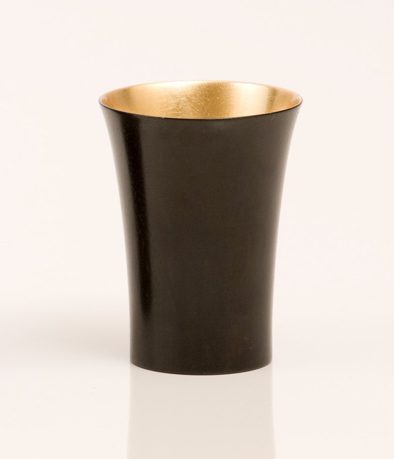 SYUKUHAI Urushi Kuro Gold - 酒杯/酒器 - 木头 金色