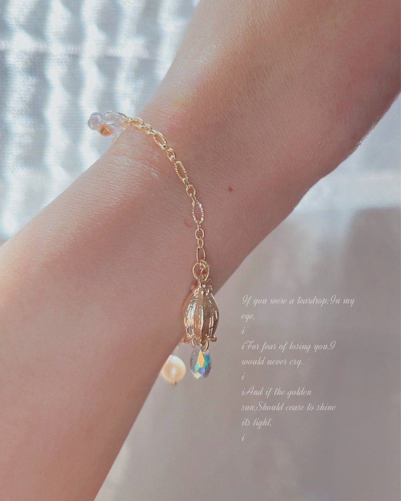 手作铃兰花的美梦手链 - 手链/手环 - 其他金属 