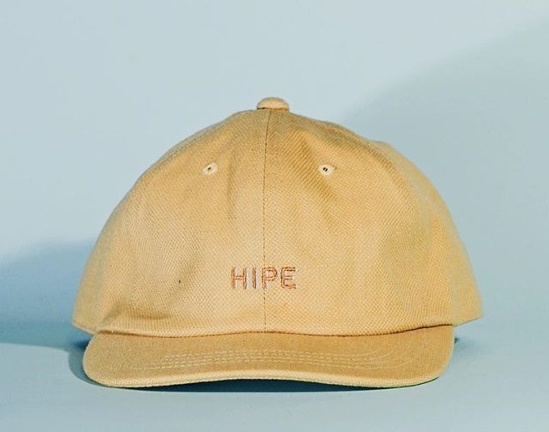 yellow short visor cap - 帽子 - 棉 黄色