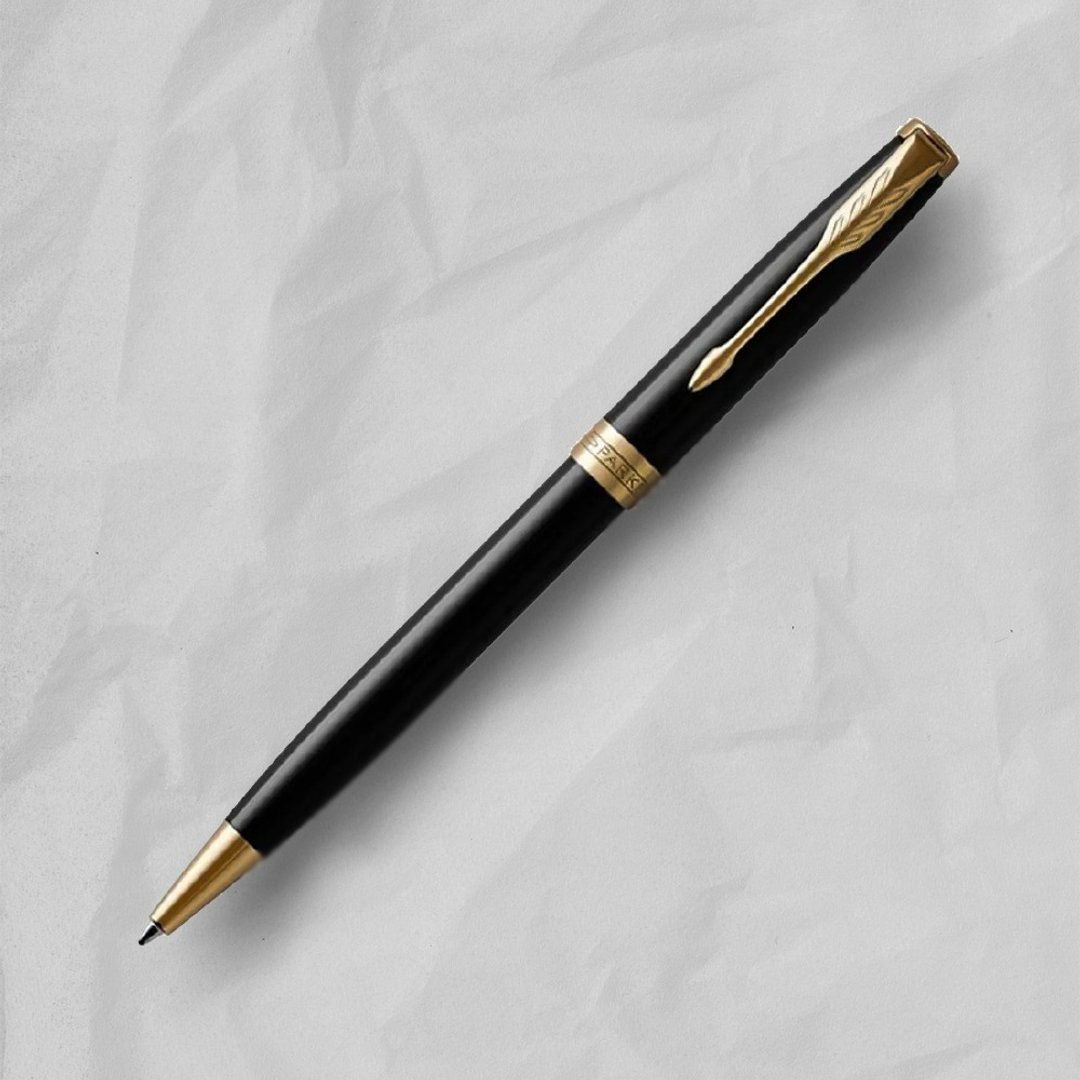 PARKER 派克 卓尔系列 丽雅黑金夹 原子笔 免费刻字 - 圆珠笔/中性笔 - 其他金属 黑色