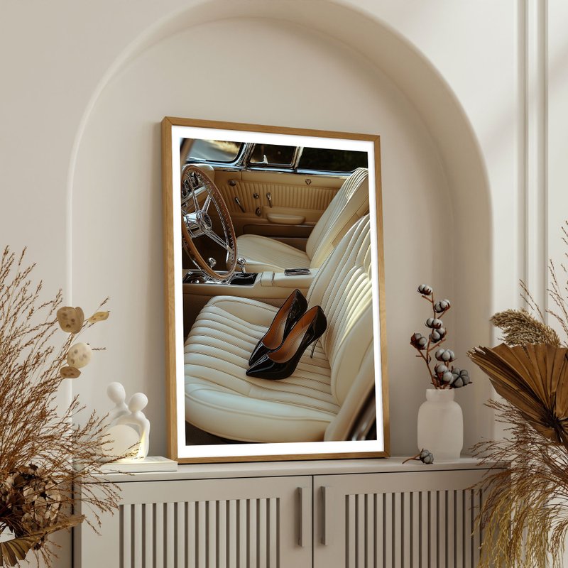 奢华时尚 生活风格 挂画/实木装饰画/黑/金/原木/咖啡色/无框画 - 海报/装饰画/版画 - 木头 