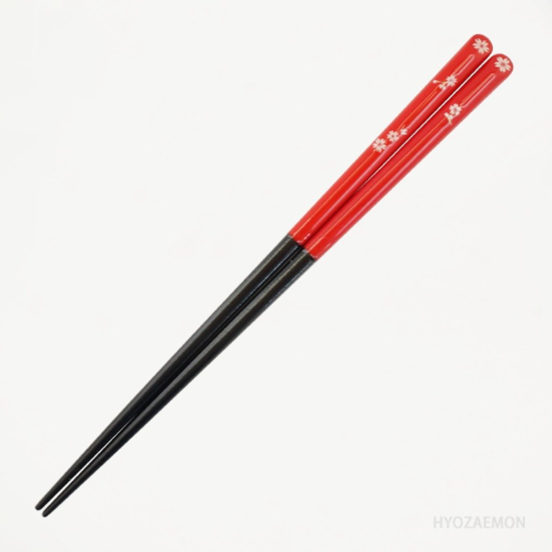 兵左卫门筷子 初来乍到 红色 中号 21.5cm Y-152 - 筷子/筷架 - 木头 