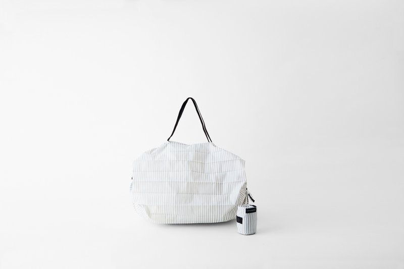 日本Shupatto折叠环保袋- SEN (M) - 手提包/手提袋 - 尼龙 白色