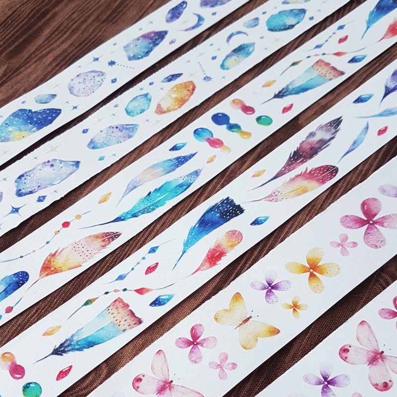 秋日纸胶带3入组 - 纸胶带 - 纸 多色