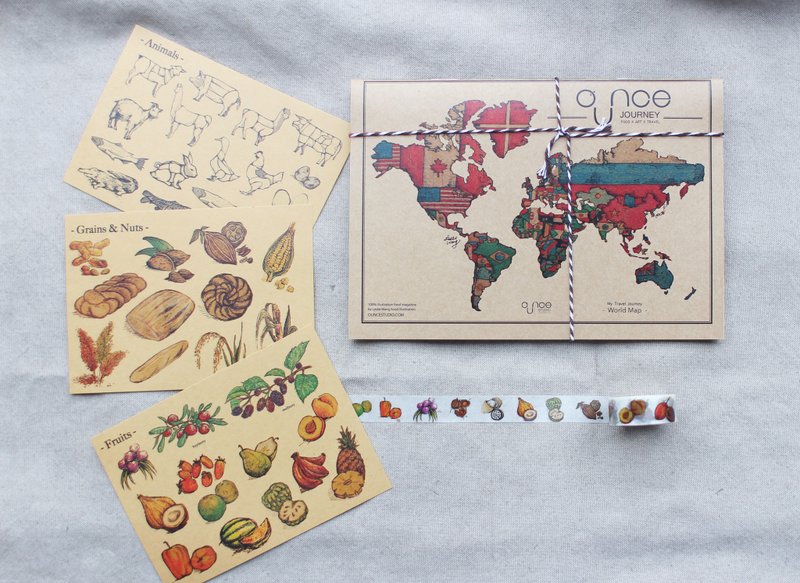 行事历&手帐贴纸胶带 组合包 - 笔记本/手帐 - 纸 