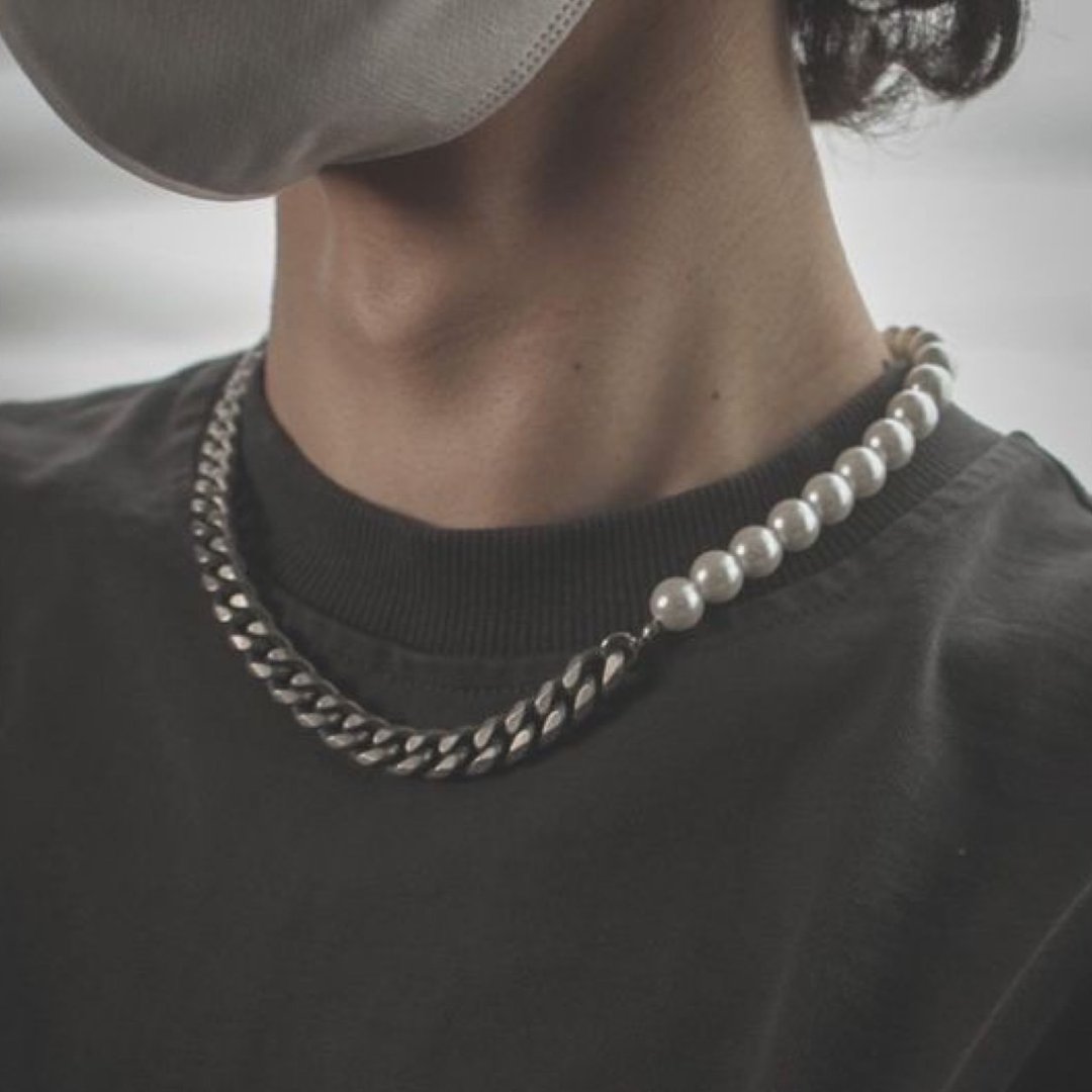 【Remesso Made】Reme Made Pearl Cuban Chain Type 古巴珍珠项 - 项链 - 其他材质 