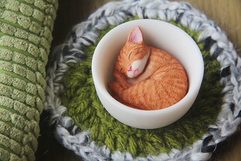 茶喵(橘茶喵) - 摆饰 - 其他材质 橘色