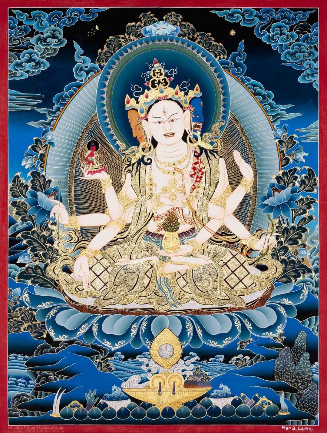 藏传南喀雅玛唐卡装饰 - 墙贴/壁贴 - 其他材质 多色