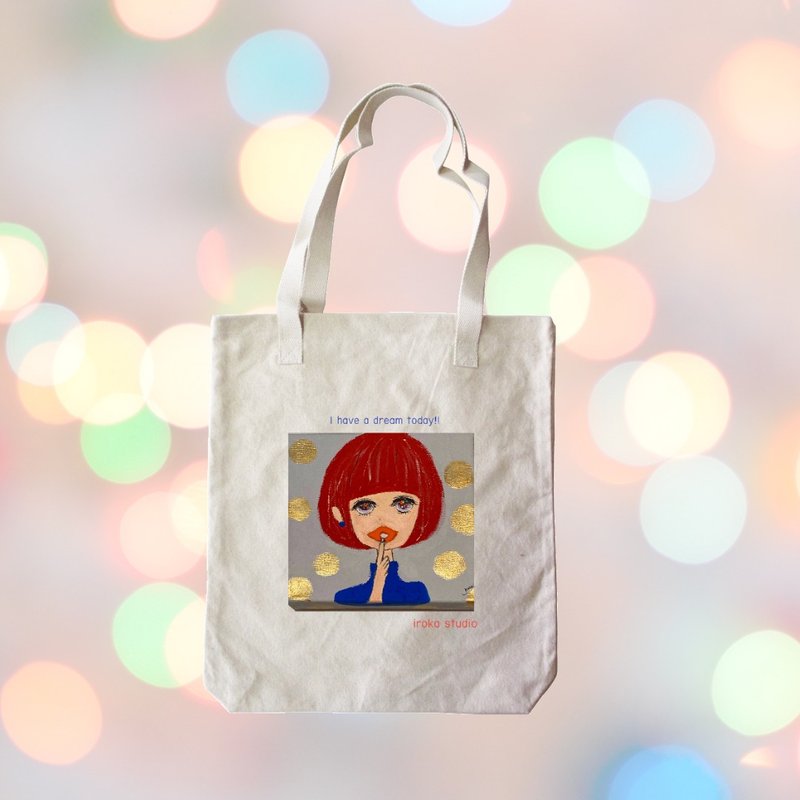 Urban Tote Bag (柔和色调) - 手提包/手提袋 - 棉．麻 红色