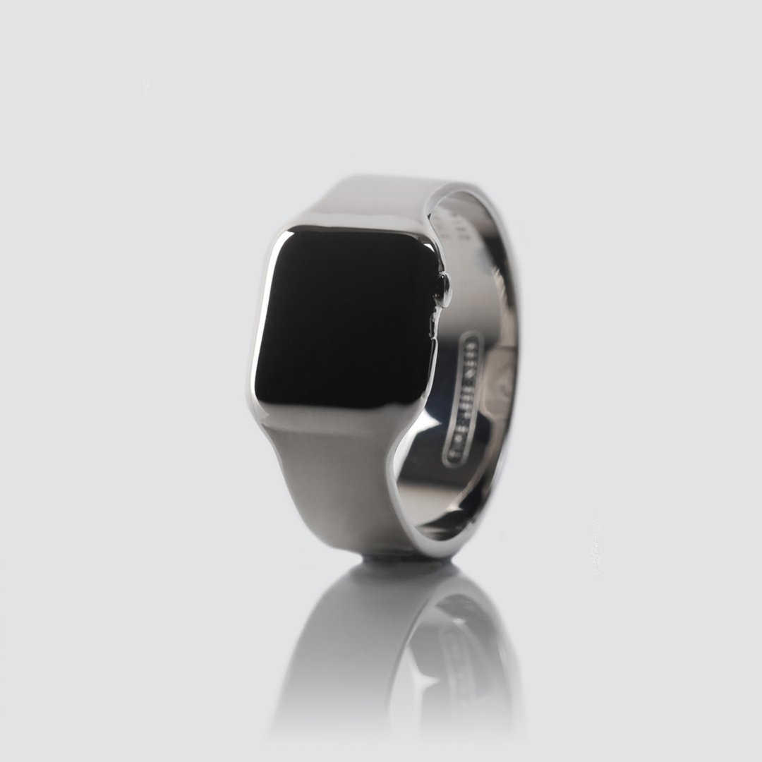 TIME:LESS:NESS - 2014 – The smartwatch 指环 (亮银) - 戒指 - 不锈钢 银色