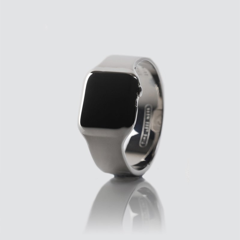 TIME:LESS:NESS - 2014 – The smartwatch 指环 (亮银) - 戒指 - 不锈钢 银色