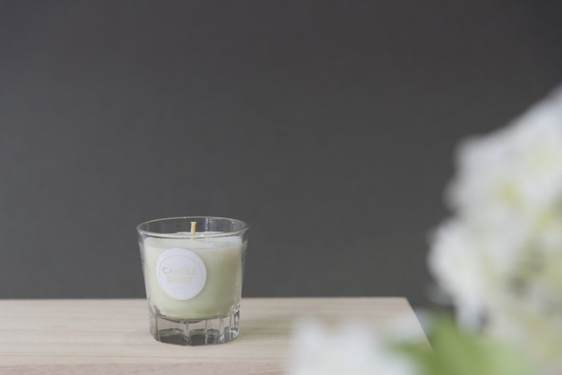 甜点蜡烛-活力开心果-45ml Pistachio Smoothie-天然精油大豆蜡烛 - 蜡烛/烛台 - 蜡 绿色