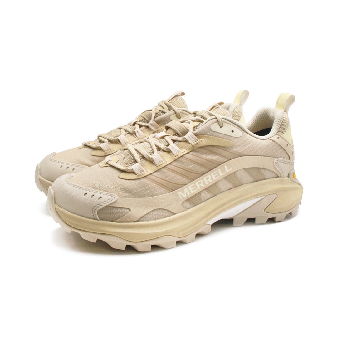 MERRELL MOAB SPEED 2 GORE-TEX抗撕裂防水登山健行鞋 女鞋-卡其 - 女款运动鞋/球鞋 - 防水材质 