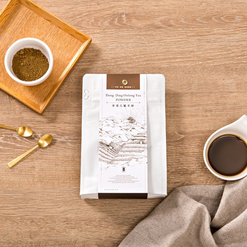 【百二岁】冲调烘焙 DIY / 原茶粉 - 冻顶乌龙茶粉 - 茶 - 新鲜食材 咖啡色