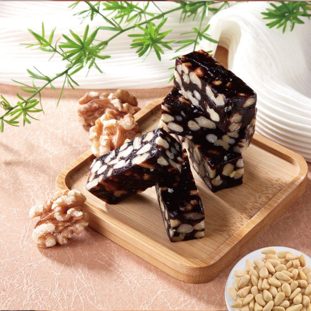 包邮【疯坚果ing】低糖高纤松子核桃糕(450g/袋)x2包-大包装 - 零食/点心 - 新鲜食材 咖啡色