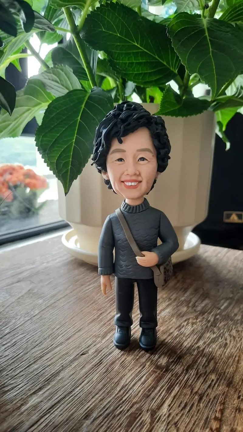 【妈妈形象礼物公仔】精致手工礼物| 母亲节感恩专属摆件 - 陶艺 - 陶 多色