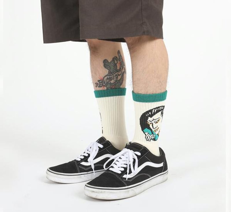 Stay Gold x F.T.W x Goodforit亚洲艺术家联名袜款(浮世绘)/两色 - 袜子 - 其他材质 多色