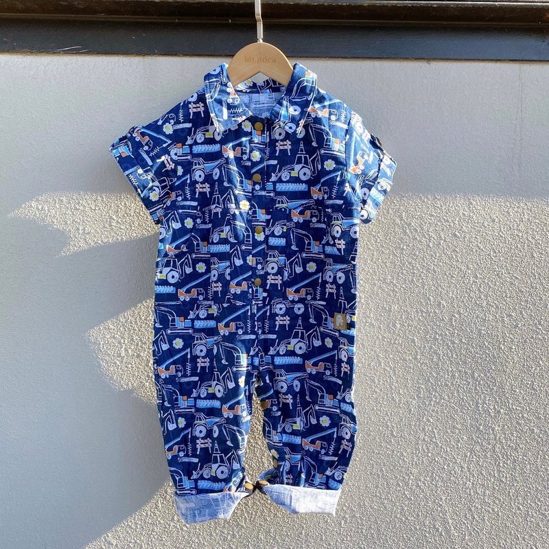 工程车大车队 - 阿弟衬衫工作裤 - 童装裤 - 棉．麻 多色