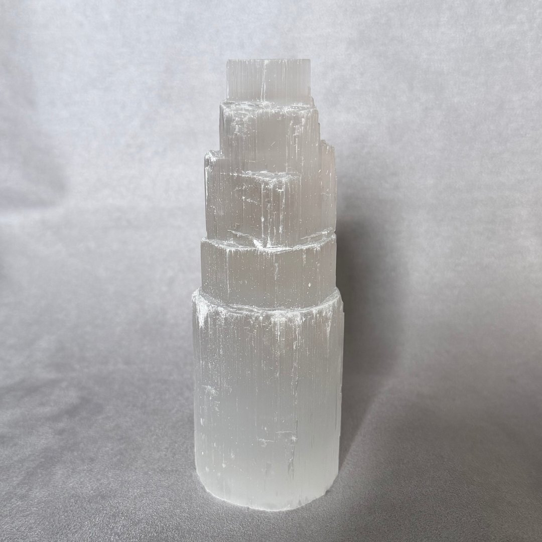 透石膏塔 - 摆饰 - 水晶 白色