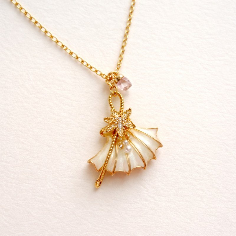 新北三重手作课水晶花海洋贝壳项链或耳环设计体验 - 金工/饰品 - 其他金属 