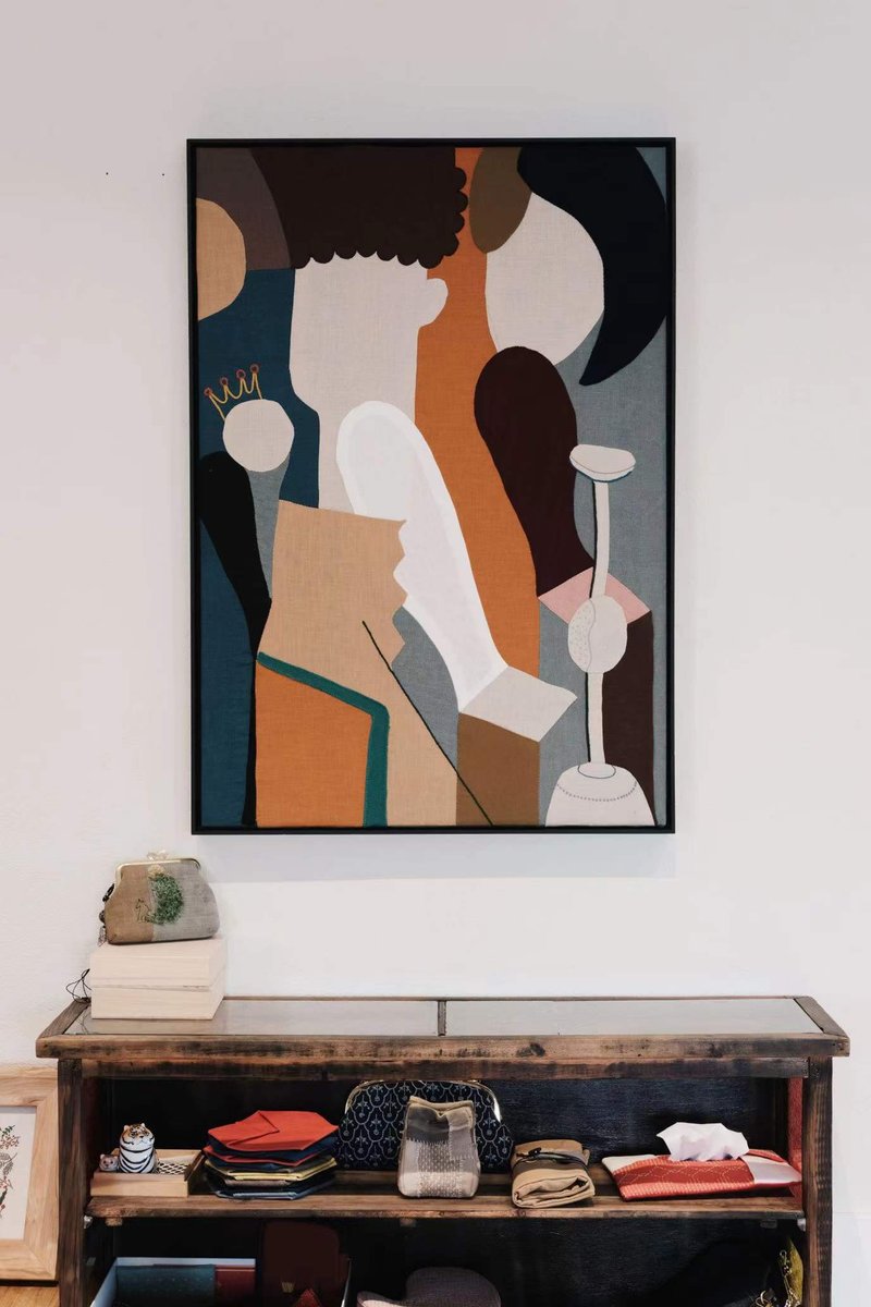 拼布刺绣装饰画 - 海报/装饰画/版画 - 棉．麻 