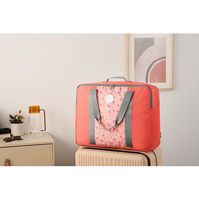 装满满魔术午安行李袋-缤纷花彩 - 行李箱/行李箱保护套 - 聚酯纤维 粉红色