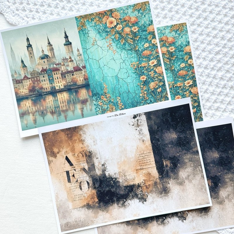 Z460 - 多样背景 - 贴纸 - 纸 