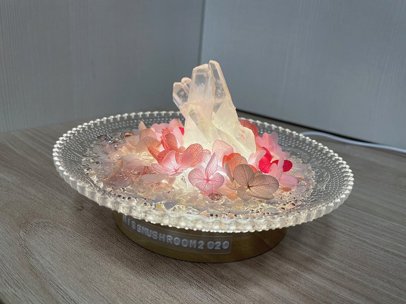 订制 | 复古雕花小明灯 | 水晶 | 居家灯饰 - 摆饰 - 水晶 红色