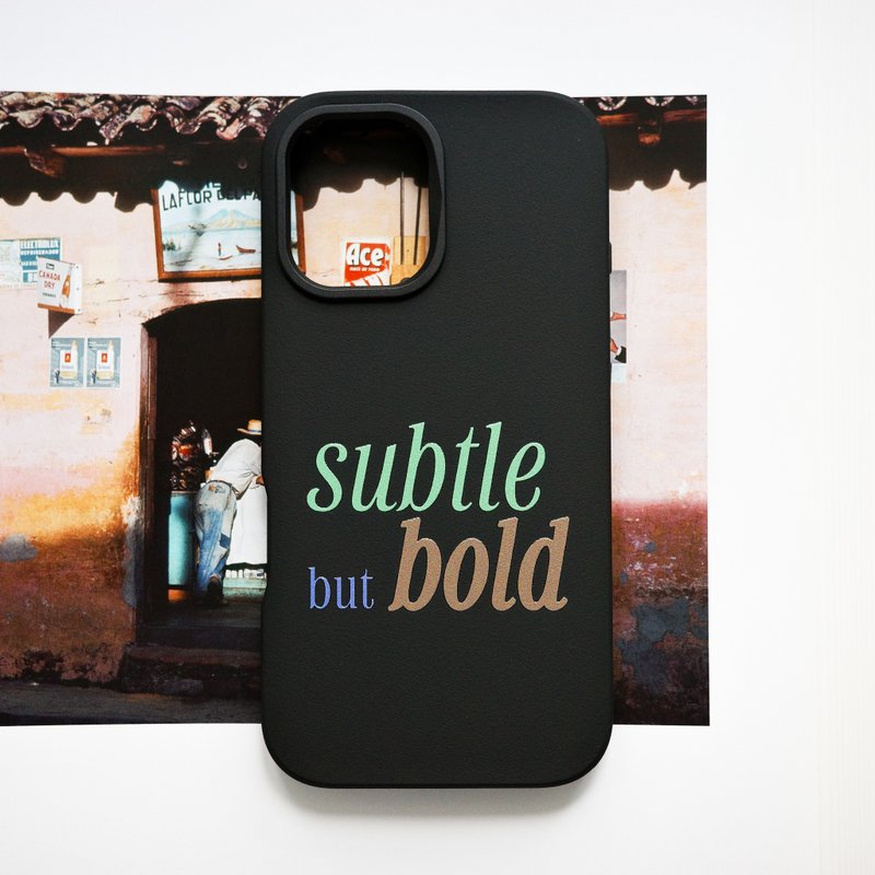 subtle but bold/黑/犀牛盾防摔iPhone手机壳 - 手机壳/手机套 - 塑料 白色