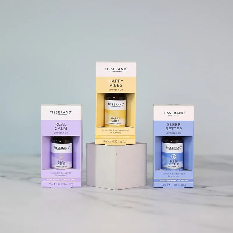 【安稳舒心薰香组】安稳心静+快乐时光+晚安薰香精油9mlx3 - 香薰/精油/线香 - 精油 