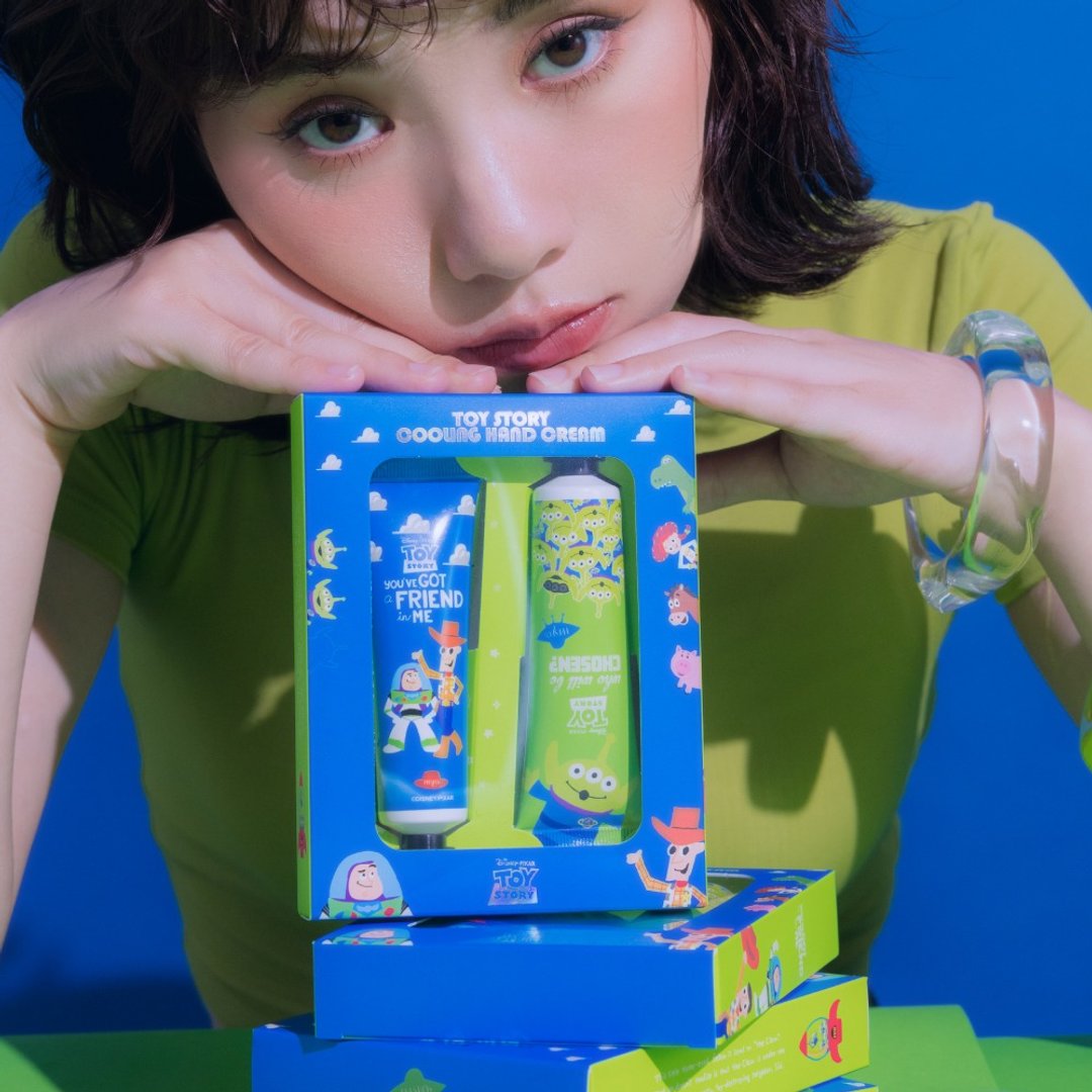 FreshO2 玩具总动员系列 沁凉护手霜 礼盒 (30mL*2) 送礼 - 手足保养 - 纸 绿色