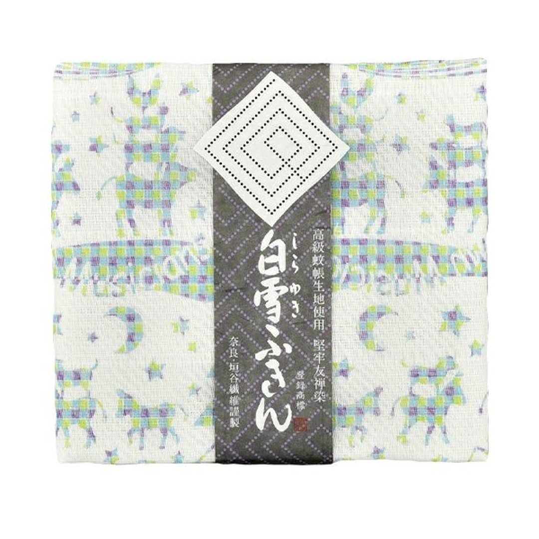 京友禅染万用巾 / 圣诞音乐队 蓝色 - 餐垫/桌巾 - 棉 蓝色