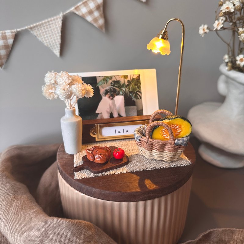 【含照片1张】晚安宝贝 法式 宠物置物罐 宠物骨灰罐 毛小孩 - 其他 - 其他材质 多色