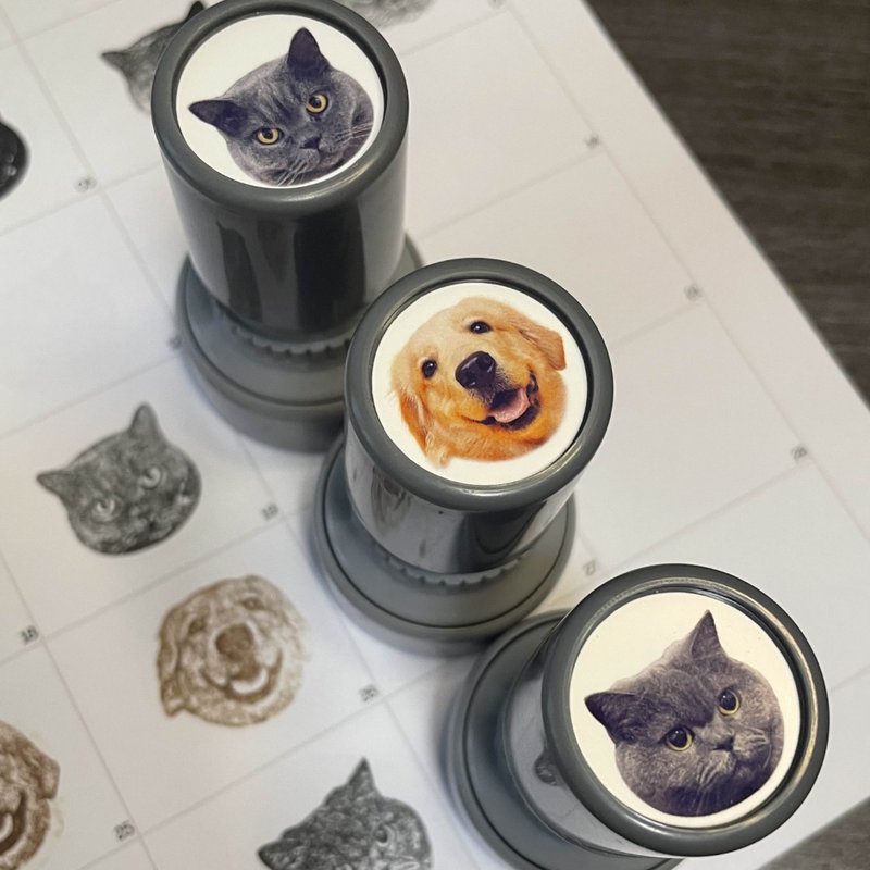 【定制化】高清宠物印章 附补充墨水 - 订制抱枕/饰品 - 塑料 