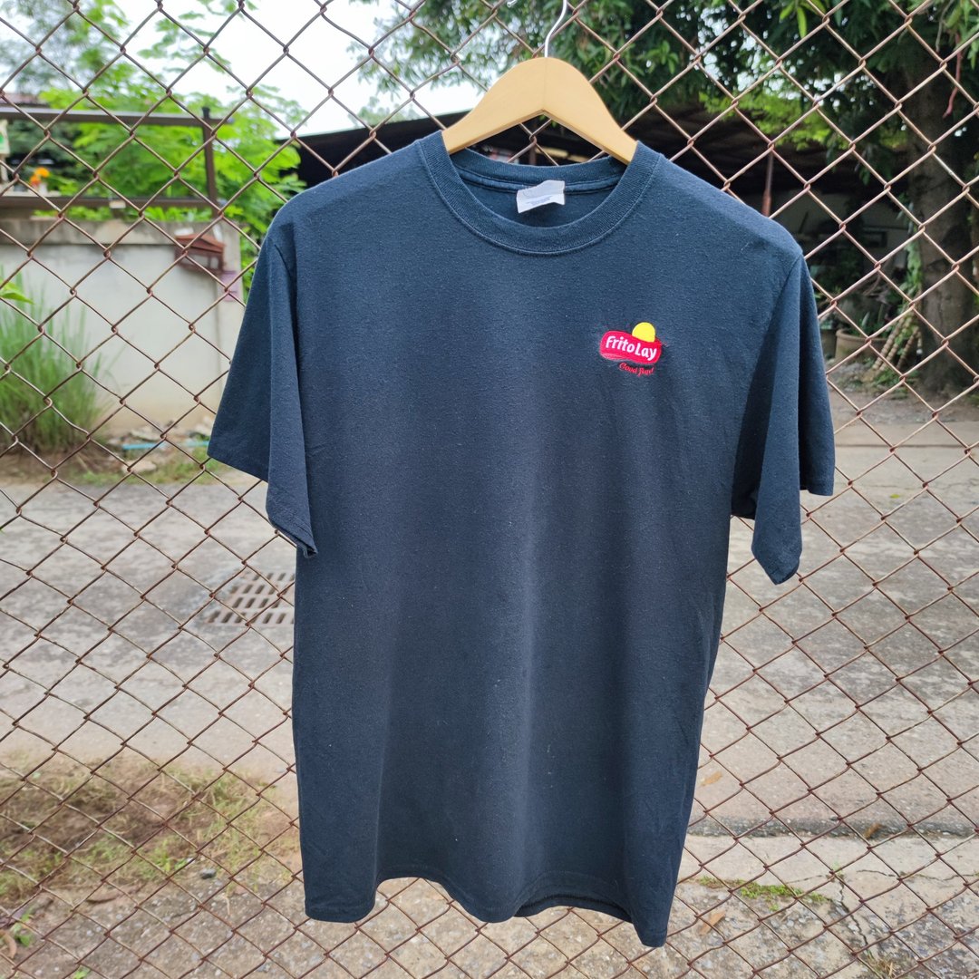 Vintage 90s FRITO LAY Chips Promo Snack T-Shirt - 男装上衣/T 恤 - 棉 灰色