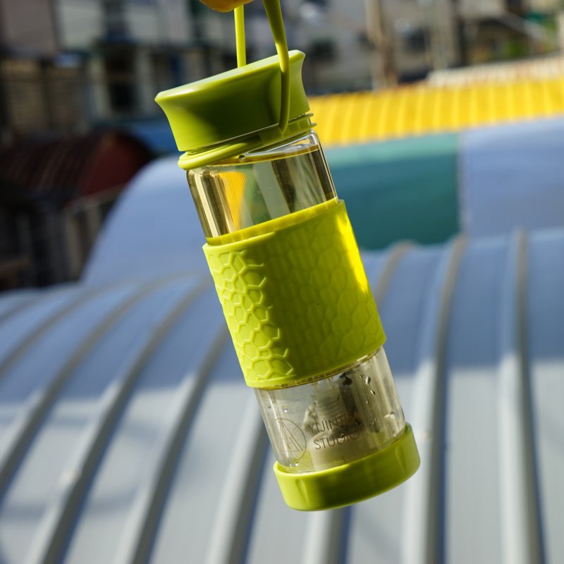 【乙今弹跳瓶】简单两步骤，喝茶带着走 - 水瓶/水壶 - 其他材质 绿色