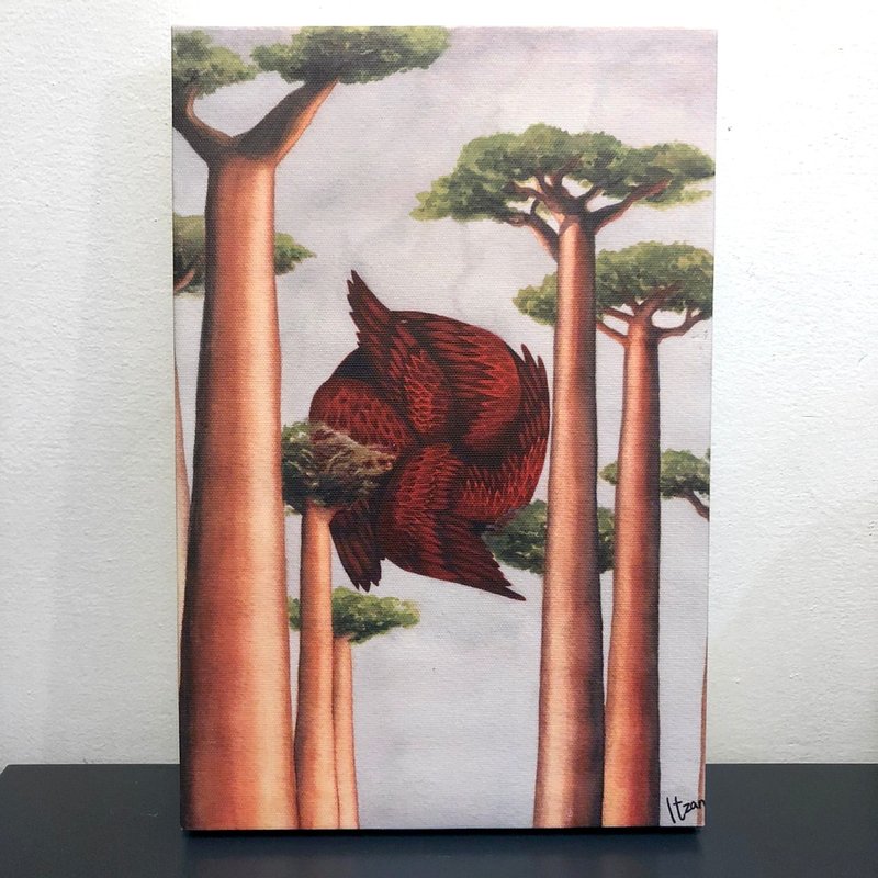 蚀//无框画 - 海报/装饰画/版画 - 棉．麻 灰色