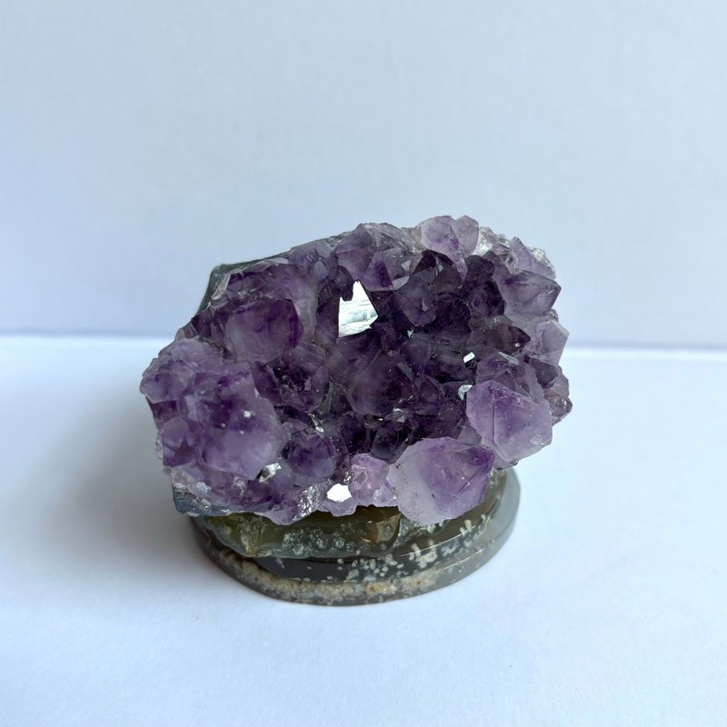 *灵性小可爱* 天然巴西紫水晶镇 Amethyst - 摆饰 - 水晶 紫色