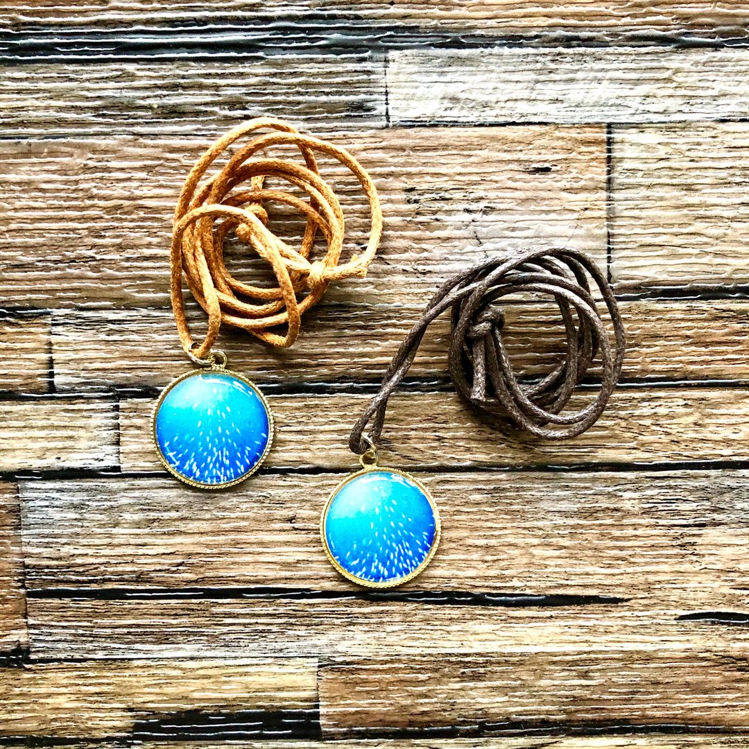 Undersea Pendant We all live as we like - 项链 - 树脂 蓝色