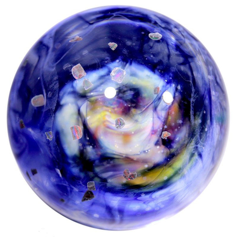 61mm 两面星云宇宙玻璃球摆设 no.M264 - 摆饰 - 玻璃 黑色