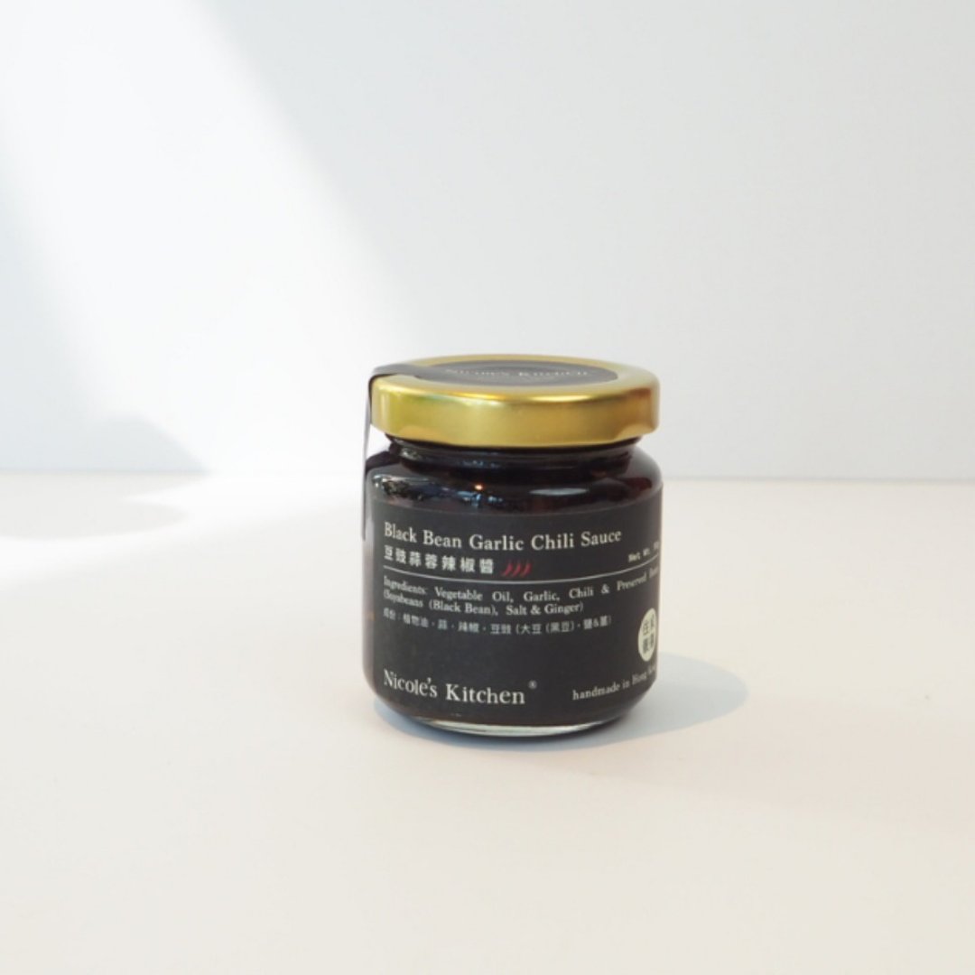 豆豉蒜蓉辣椒酱【别致版】Black Bean Garlic Chili Oil 90ml - 酱料/调味料 - 新鲜食材 粉红色