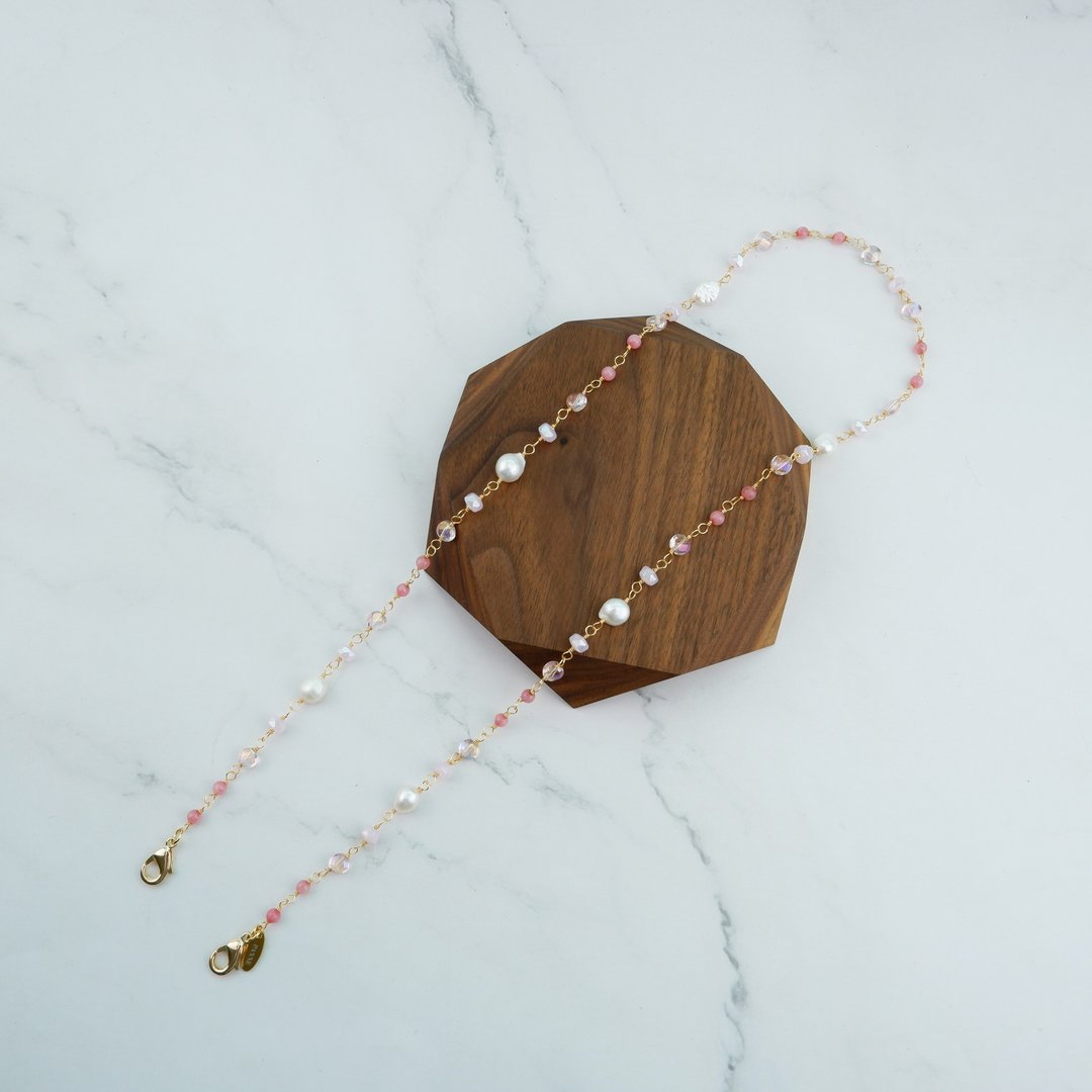Mask and Eyeglass strap - 挂绳/吊绳 - 珍珠 粉红色