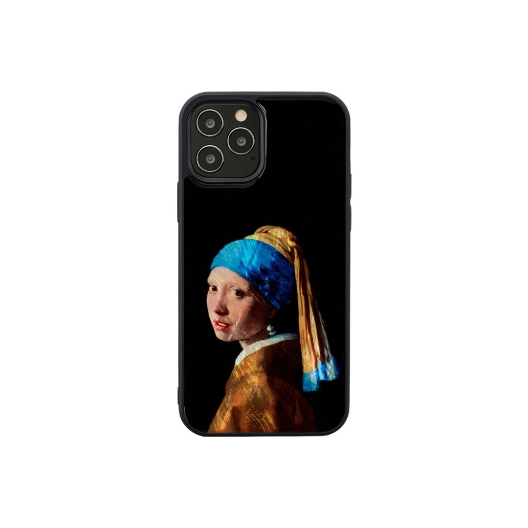 Man&amp;wood iPhone 12 Pro Max  天然贝壳 造型保护壳-珍珠耳环少女 - 手机壳/手机套 - 贝壳 多色