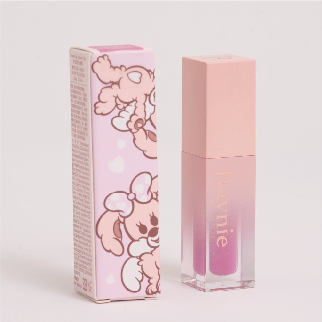 送礼【haynie】水光透心唇釉 M003 樱恋心语 - 唇彩/颊彩 - 颜料 粉红色