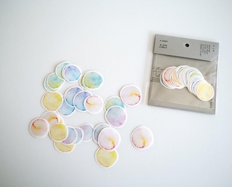 YOHAKU 造型贴纸 F-003 手帐素材 手帐 手作  日本文具 - 贴纸 - 纸 多色